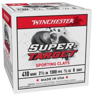 WINCHESTER TARGET 410  2-1/2" - 1/2OZ #8 250RD CASE