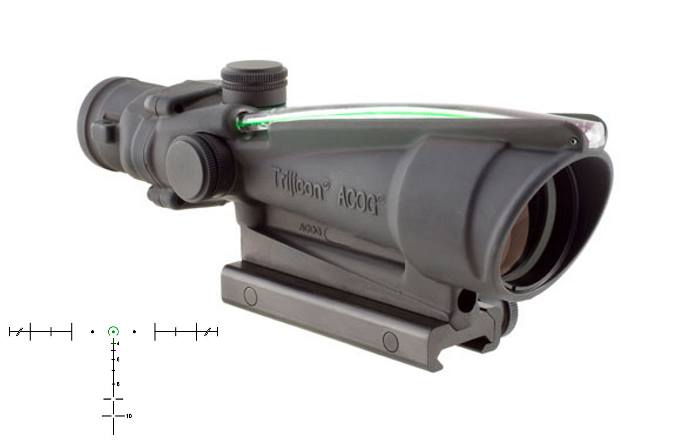 Trijicon ACOG 3.5x35 Green Horseshoe Reticle Scope