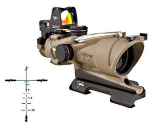 Trijicon ACOG 4x32mm Green Crosshair Scope - FDE