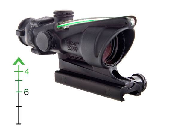 Trijicon ACOG 4x32mm Scope with Green Chevron Reticle