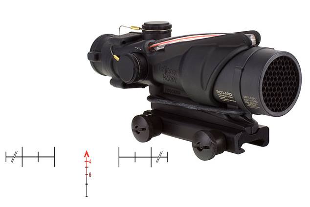 Trijicon ACOG 4x32mm Scope - Red Chevron Reticle