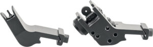 JE Fixed 45 Degree Offset Sights - Aluminum Black