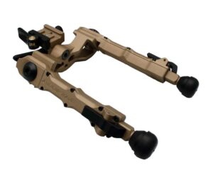 Accu-Tac Wide Body Bipod 7.5" Max Height Tan