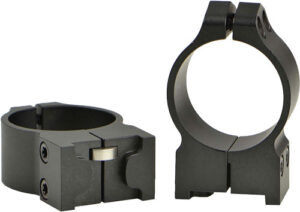 Warne 30mm Medium Ruger Scope Rings - Matte Black