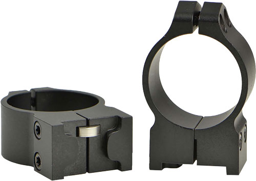 Warne 30mm Medium Ruger Scope Rings - Matte Black