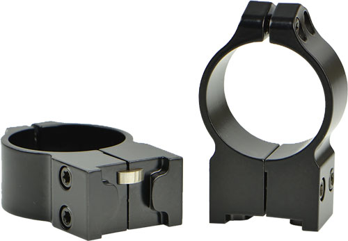 Warne 30mm Ruger High Scope Rings - Matte Black