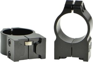 Warne 1" Medium Ruger-Style Scope Rings - Matte
