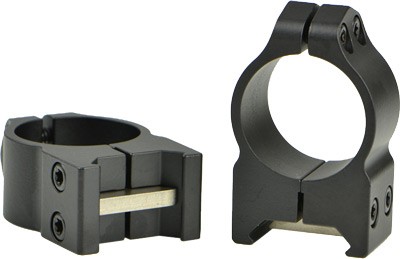 Warne Maxima Matte Black 1" Medium Scope Rings