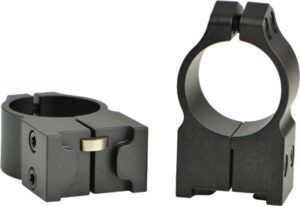Warne 1" Ruger High Scope Rings - Matte Black