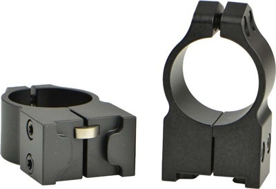 Warne 1" Ruger High Scope Rings - Matte Black
