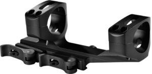 Warne X-SKEL Quick Detach 1" Picatinny Mount Black
