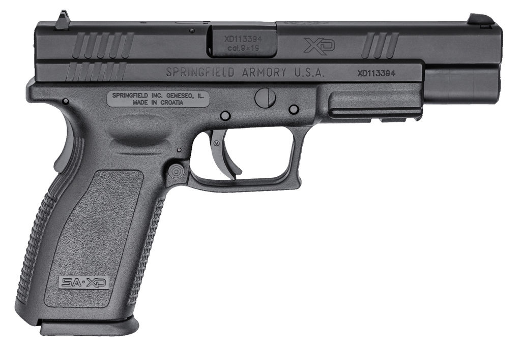 Springfield XD 9mm Tactical Pistol 5" Barrel, 10-Round
