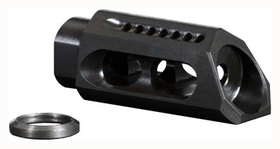 YHM Slant Muzzle Brake 9mm 1/2x36 Threads