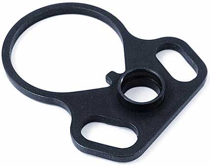 Guntec AR15 Single Point Sling Adapter - AMBI QD Black