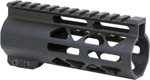 Guntec Air-Lok 5" M-LOK Black AR Handguard