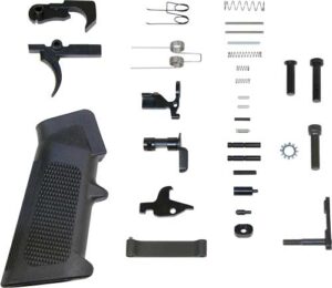 Guntec USA AR15 Lower Parts Kit with A2 Grip