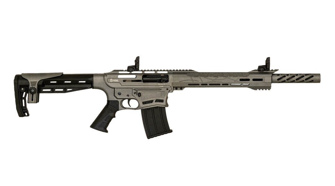 Citadel Boss-25 12 Gauge Semi-Auto Shotgun, Gray