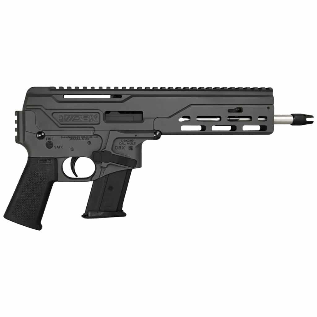 Diamondback DBX 5.7x28mm Semi-Auto Pistol, Dark Grey