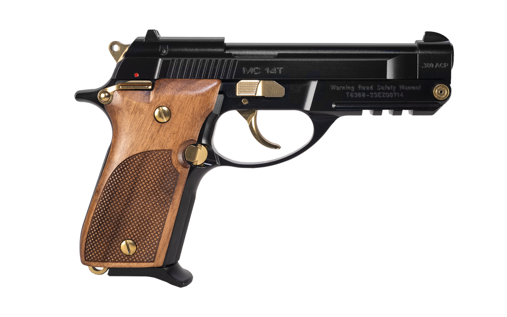 EAA CORP MC14T Tip-Up .380 ACP Pistol - Black/Gold