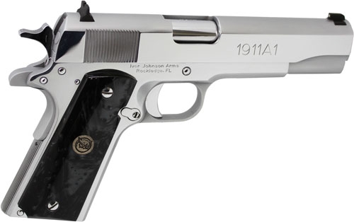 Iver Johnson 1911A1 .38 Super Chrome Pistol