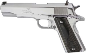 Iver Johnson 1911A1 .38 Super Chrome Pistol - 9rd