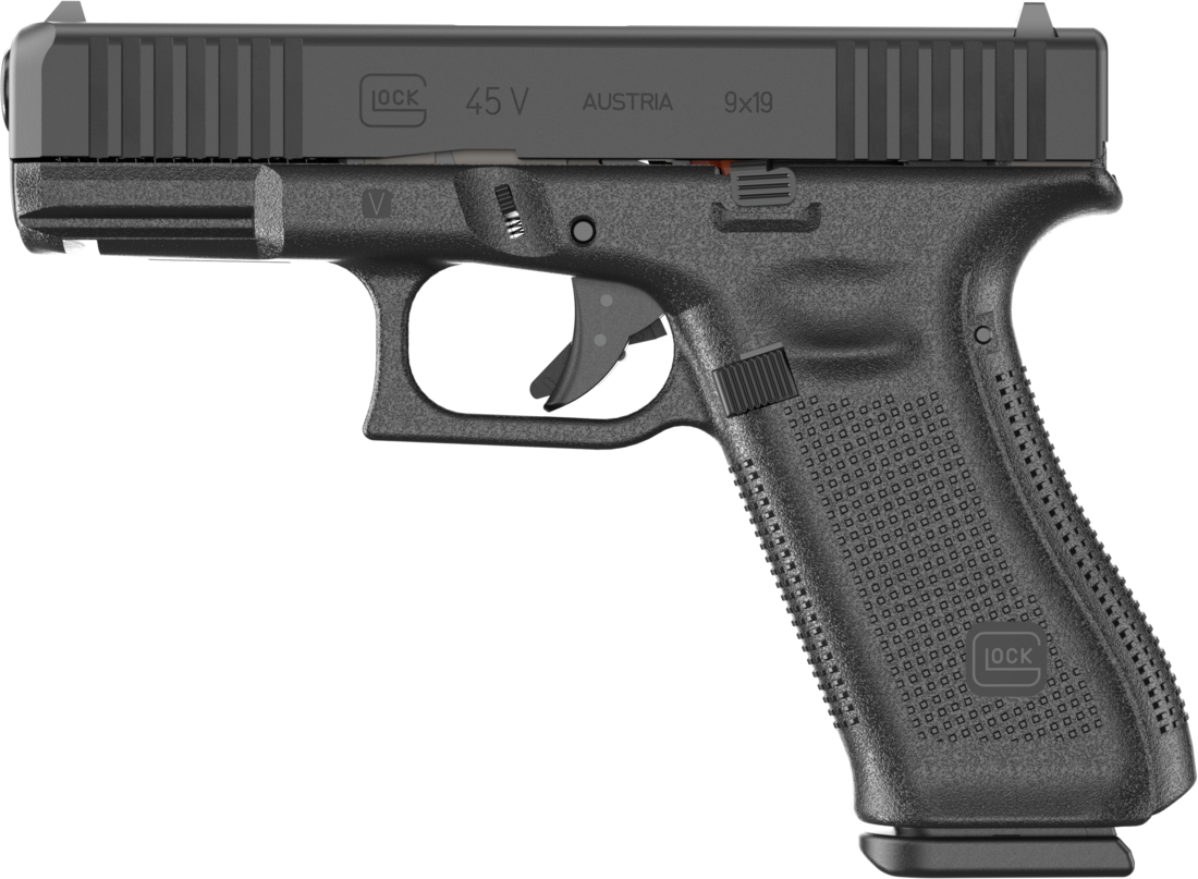 Glock 45 9mm Semi-Auto Pistol 17+1 Black