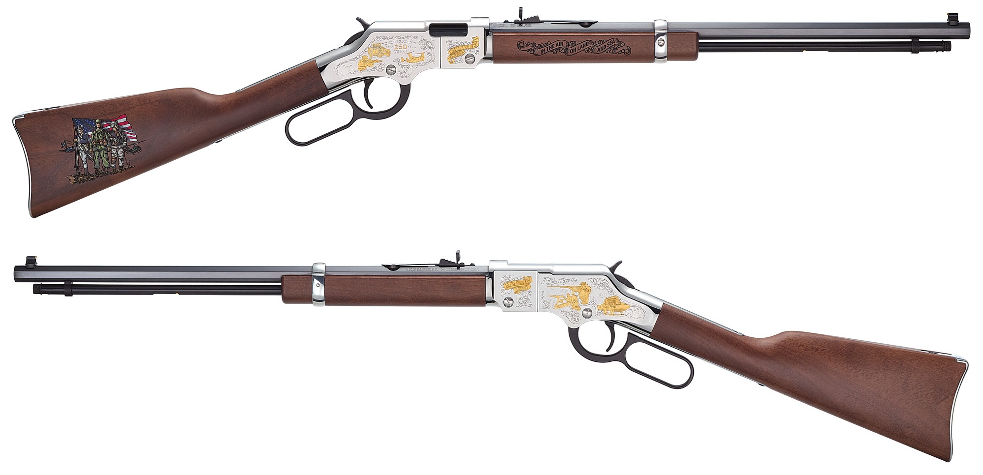 Henry H4 Spirit of the Corps .22 LR Lever Action Rifle
