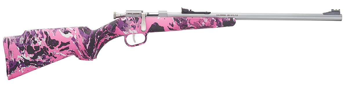Henry Mini Bolt Youth Rifle - 22 LR, Muddy Girl
