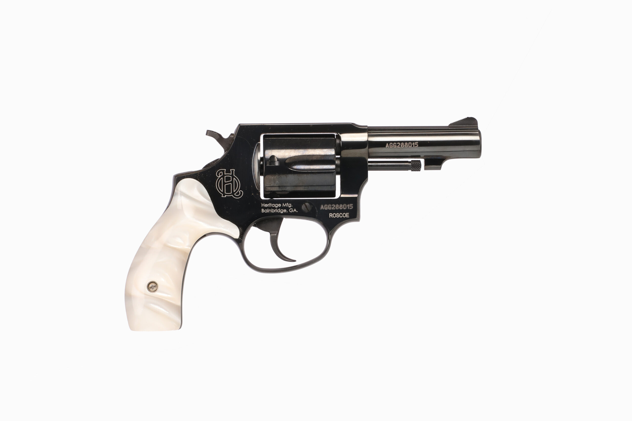 Heritage Roscoe 38 Special Revolver with Pearl Grip