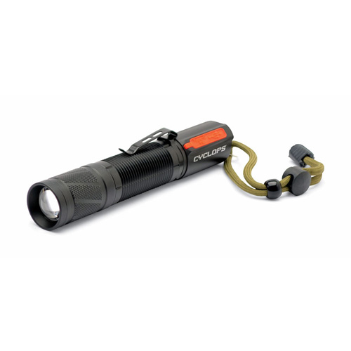 Cyclops 1200 Lumen Rechargeable Flashlight - Black