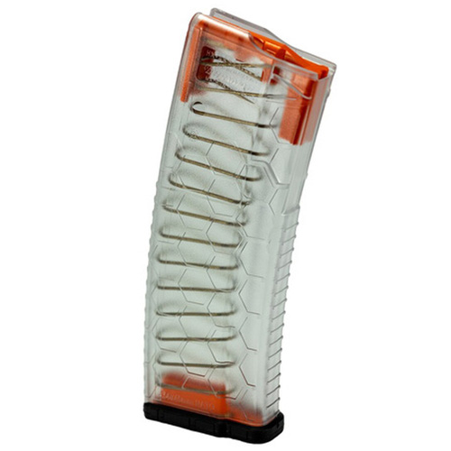 HEXMAG Hexview Series 2 AR-15 Magazine, 30-Round Clear