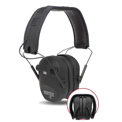 Radians Vertex Slim Electronic Earmuff 85 dB Black