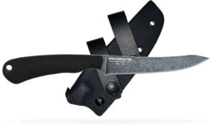 Shield Arms Nimrod Acid Washed Knife - Black G10, 4.38" Blade