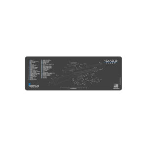 RUGER 10/22 RIFLE MAT - CHARCOAL GRAY/CERUS BLUE, 12" X 36"