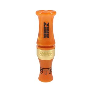 Zink Green Top Rocker Duck Call - Orange Marbleade