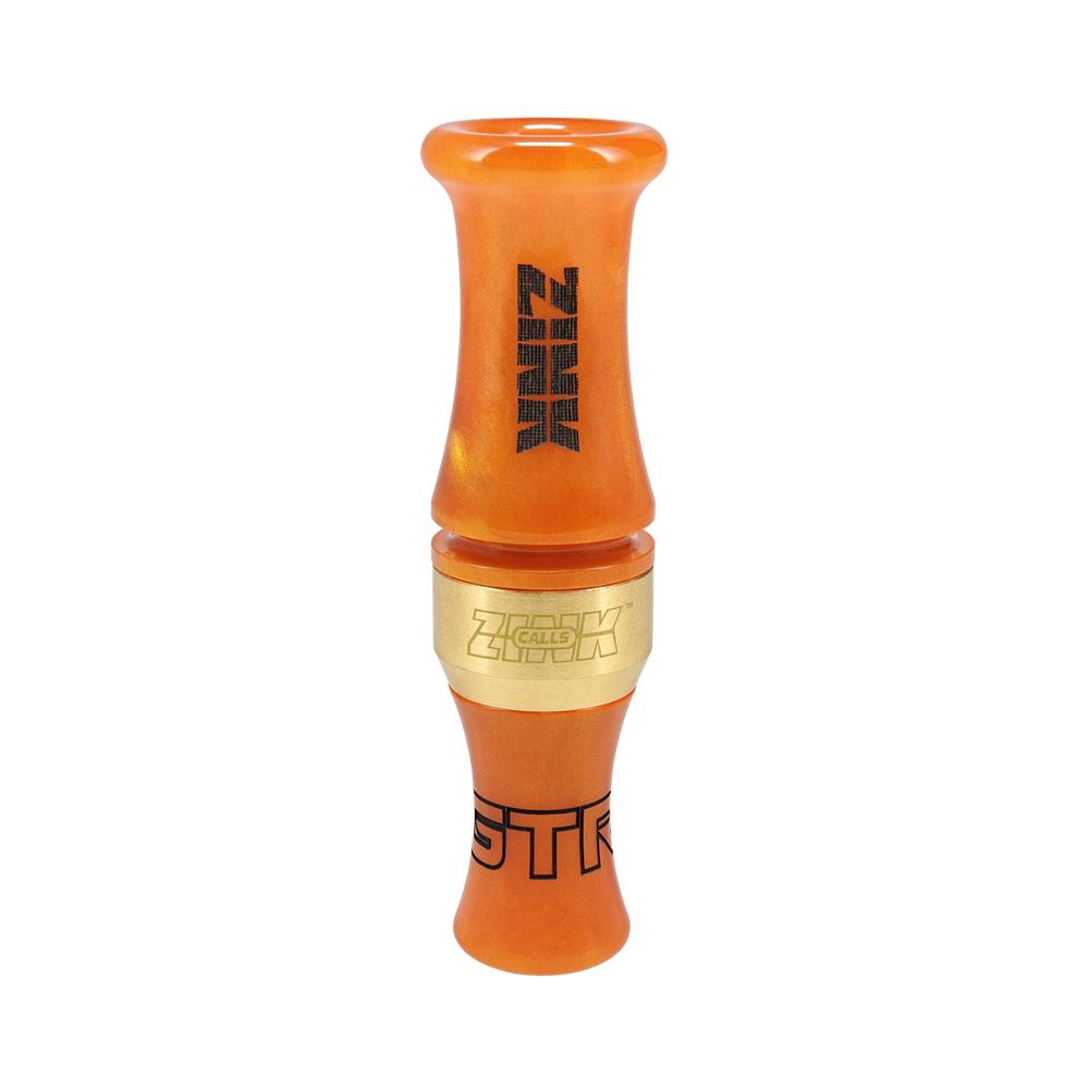 Zink Green Top Rocker Duck Call - Orange Marbleade