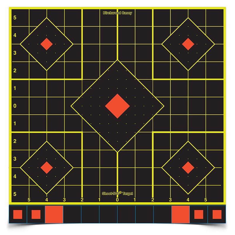 Birchwood Casey SHOOT NC 12 in Sight-In 12 Targets and 144 Pasters