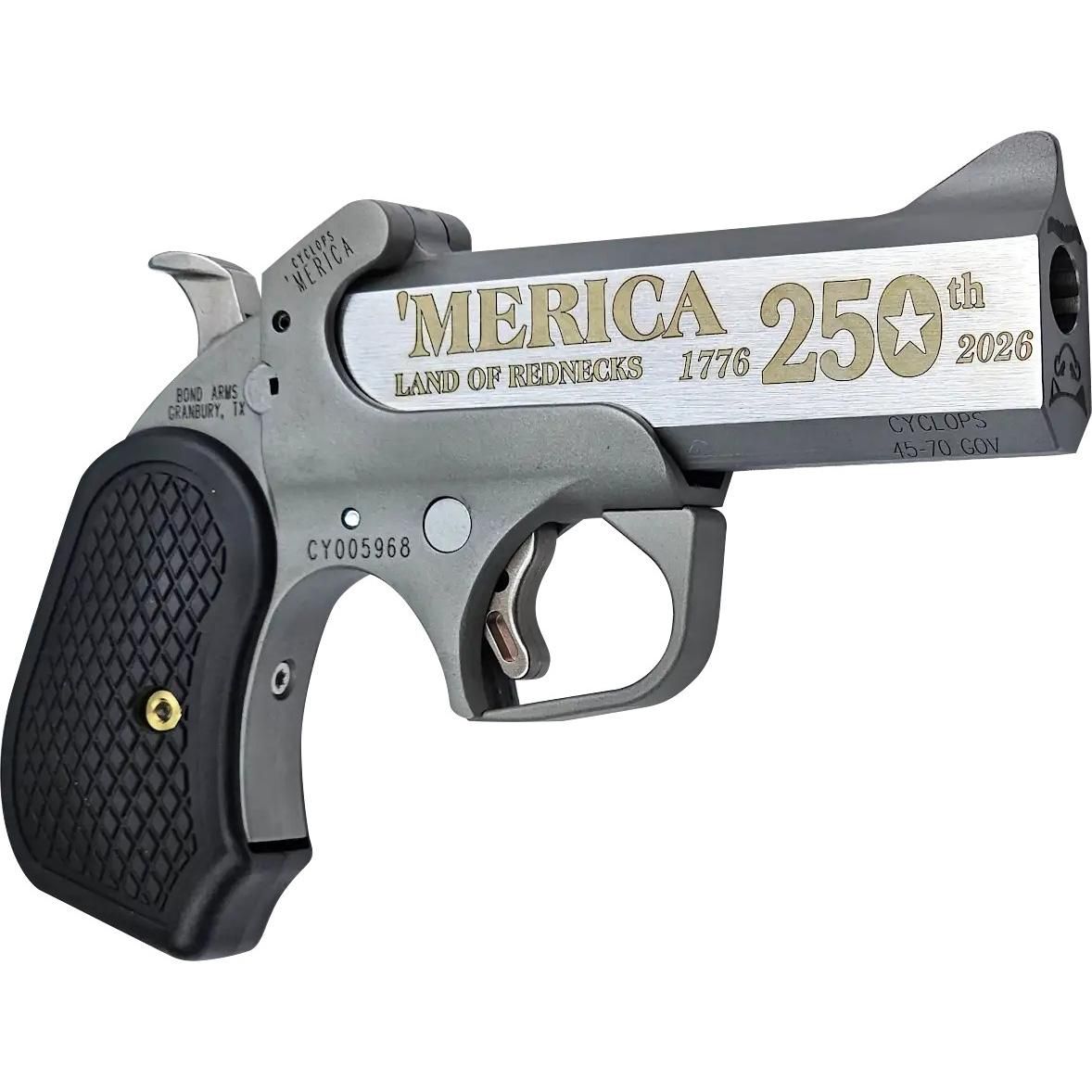 Bond Arms 250th Redneck .45-70 Derringer 4.25"