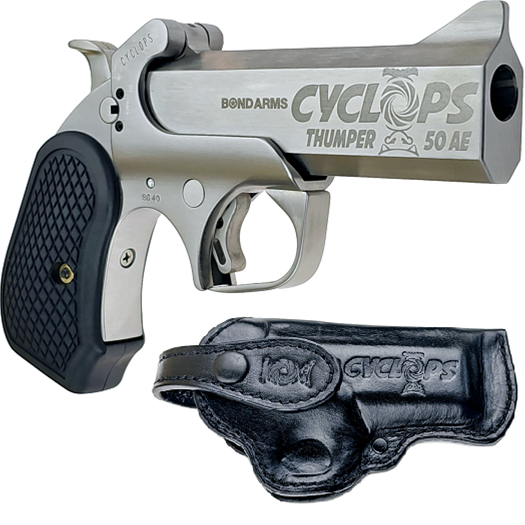 Bond Arms Cyclops .50 AE Stainless Steel Pistol 4.25"