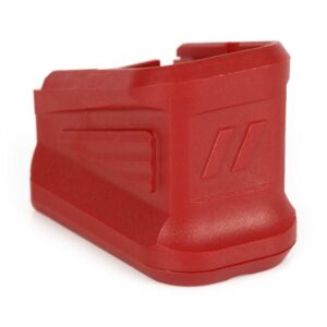 ZEV Basepad for Glock 9mm/.40 S&W - Red, +5/+4 Capacity