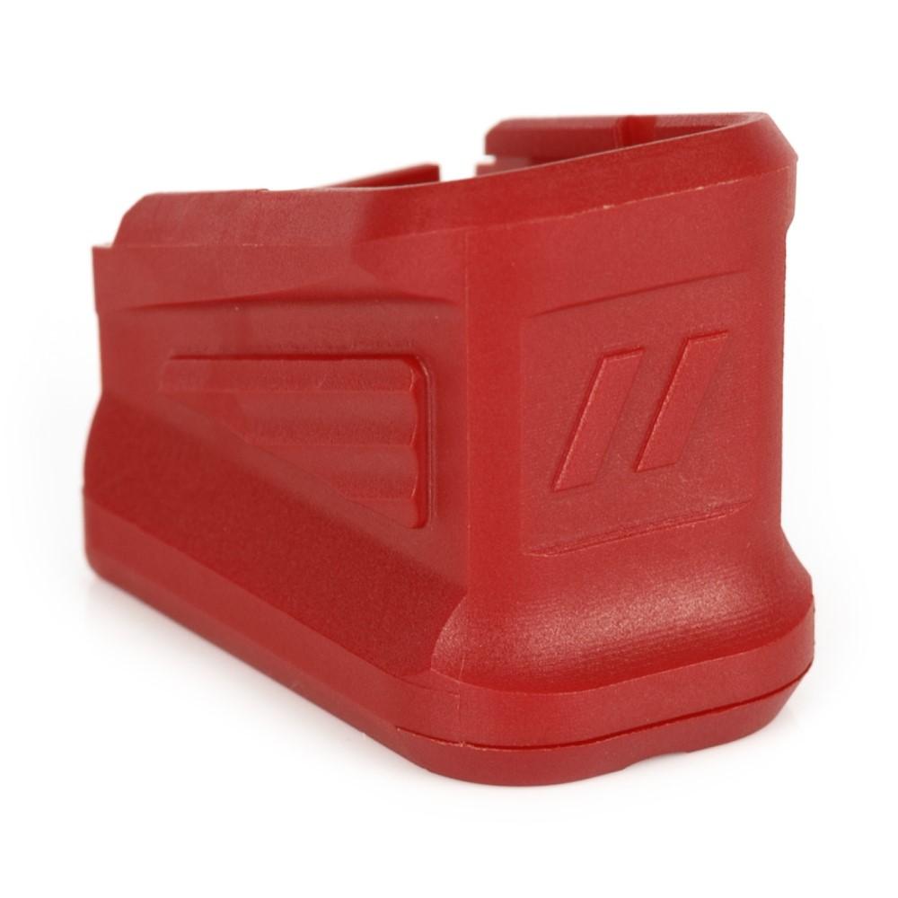 ZEV Basepad for Glock 9mm/.40 S&W - Red, +5/+4 Capacity