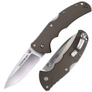 Cold Steel Code-4 Spear Point Knife 3.5" Satin Blade