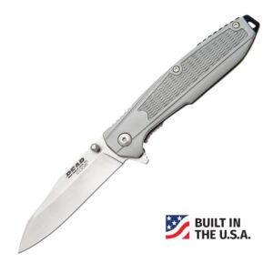 Bear & Son Frame Lock Folding Knife 3-1/4" Reverse Tanto