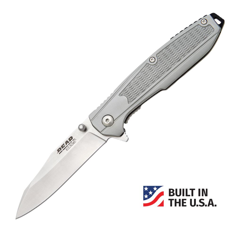 Bear & Son Frame Lock Folding Knife 3-1/4" Reverse Tanto