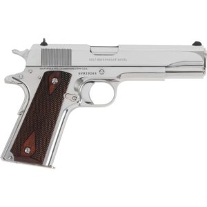 Colt 1911 Government .38 Super Polished Stainless 5"