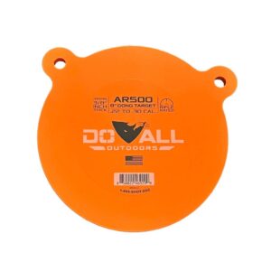 Do All Outdoors AR500 Steel Target 3/8"x 8" Round Gong/NM500 Steel