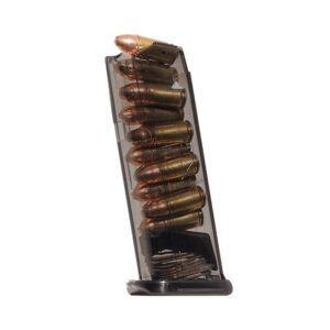 ETS Carbon Smoke Glock 43X/48 9mm 10-Round Magazine