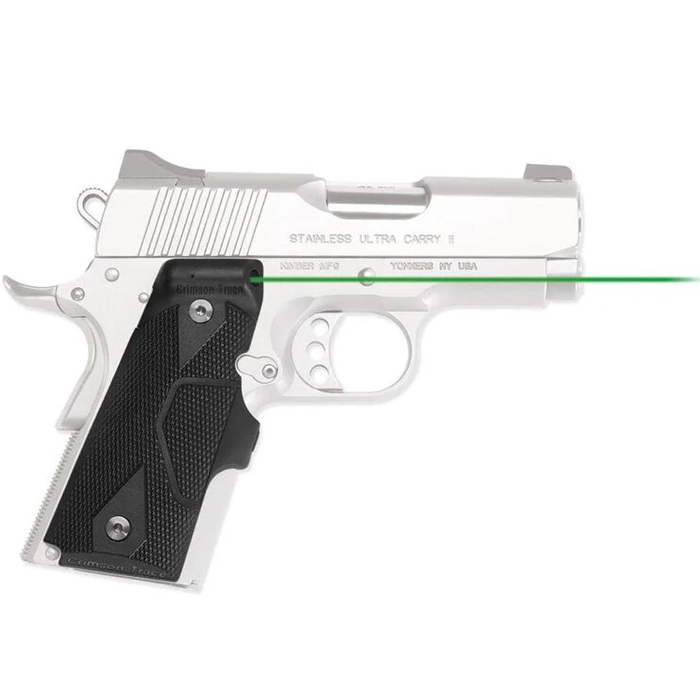 Crimson Trace Lasergrips for 1911 Compact - Green Laser