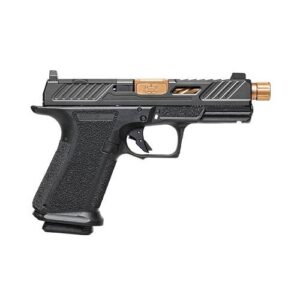 Shadow Systems MR920 Elite Optic Ready Handgun 9mm Luger 10rd Magazines(2) 4.5" Threaded Bronze Barrel Night Sights MA Compliant