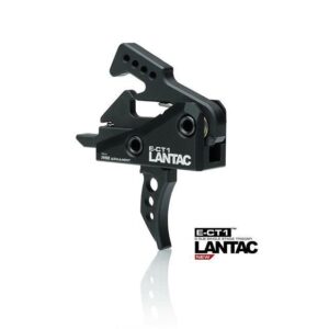 Lantac E-CT1 Single Stage AR Trigger 3.5 lb Curved Black